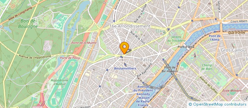 localisation de l'entreprise SCI MARNA  PARIS