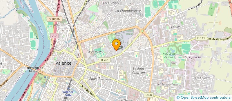 localisation de l'entreprise SCI MARNE à VALENCE