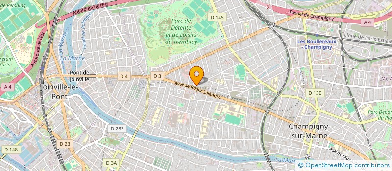 localisation de l'entreprise SCI MARNE 94  CHAMPIGNY-SUR-MARNE