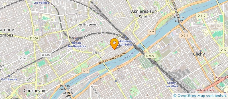 localisation de l'entreprise SCI MARNE  COURBEVOIE