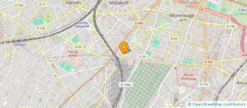 localisation de l'entreprise SCI MARNE 98  MONTROUGE