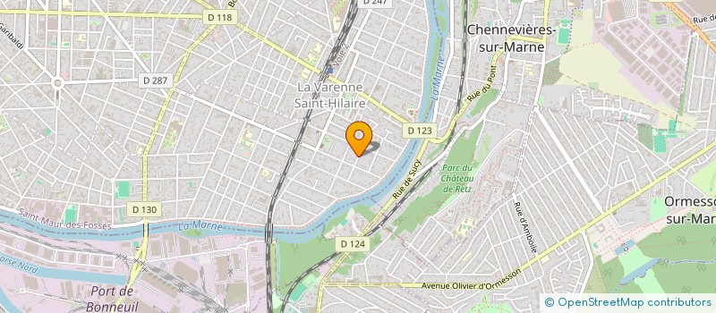 localisation de l'entreprise SCI MARNE CHENNEVIERES à SAINT-MAUR-DES-FOSSES