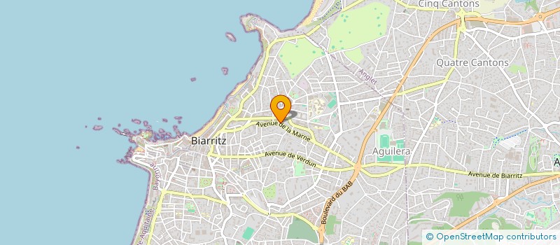 localisation de l'entreprise SCI MARNE VICTORIA à BIARRITZ