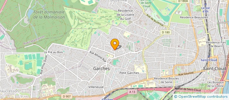 localisation de l'entreprise SCI MARNES à GARCHES