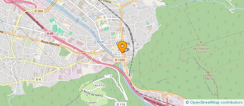 localisation de l'entreprise SCI MARNI-ASSURE  CLUSES