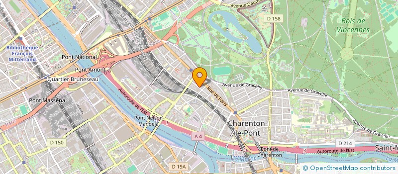 localisation de l'entreprise SCI MARNI SAINT-MARTIN  CHARENTON-LE-PONT