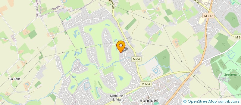 localisation de l'entreprise SCI MARNORD  BONDUES