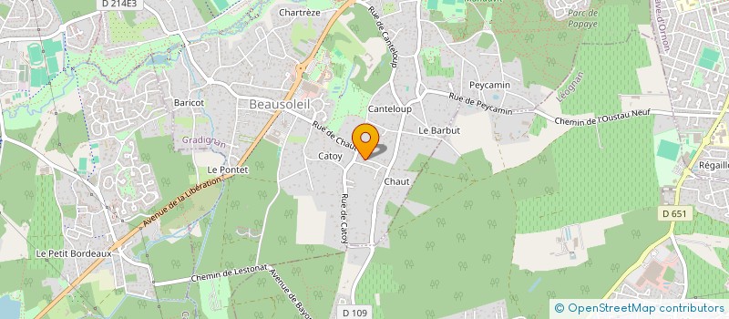 localisation de l'entreprise SCI MARO  GRADIGNAN