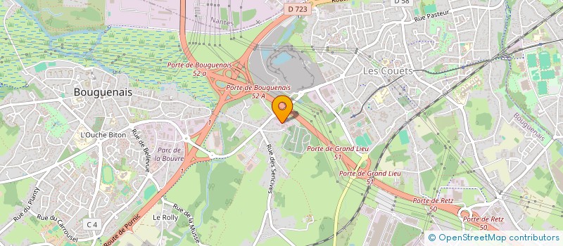 localisation de l'entreprise SCI MARO à BOUGUENAIS