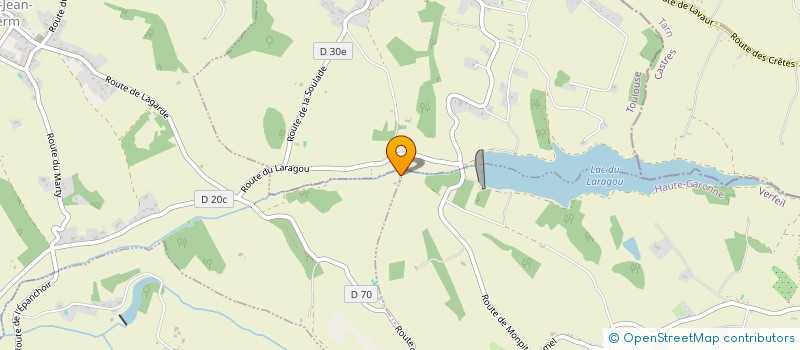 localisation de l'entreprise SCI MARO à SAINT-JEAN-LHERM