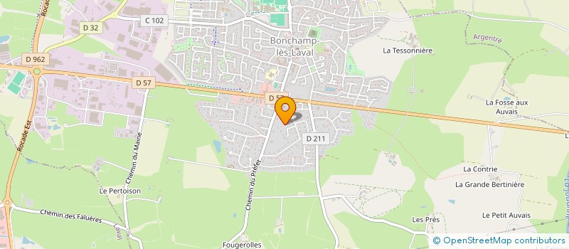 localisation de l'entreprise SCI MARO-F-IMMO  BONCHAMP-LES-LAVAL