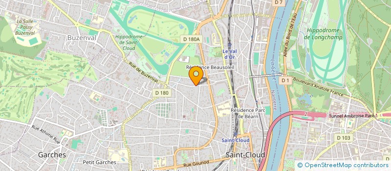 localisation de l'entreprise SCI MAROBA à SAINT-CLOUD