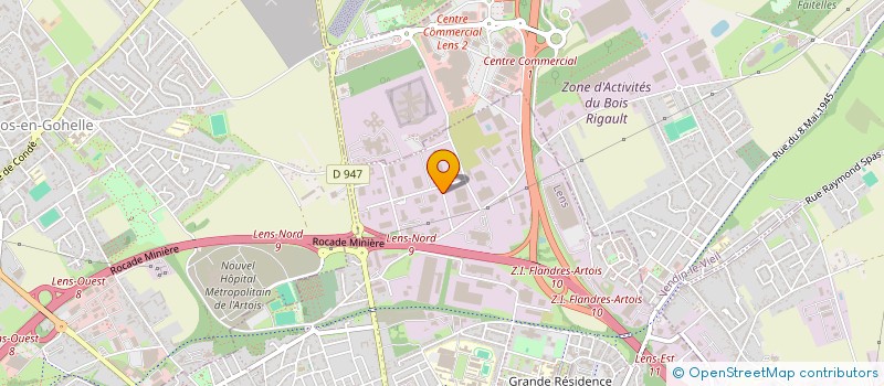 localisation de l'entreprise SCI MAROBEL  LENS