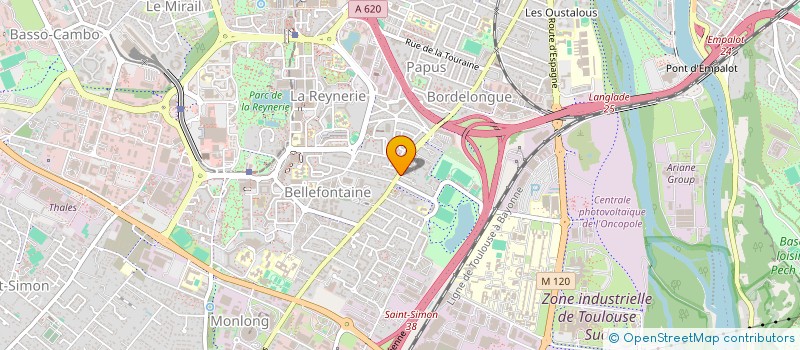 localisation de l'entreprise SCI MAROF  TOULOUSE