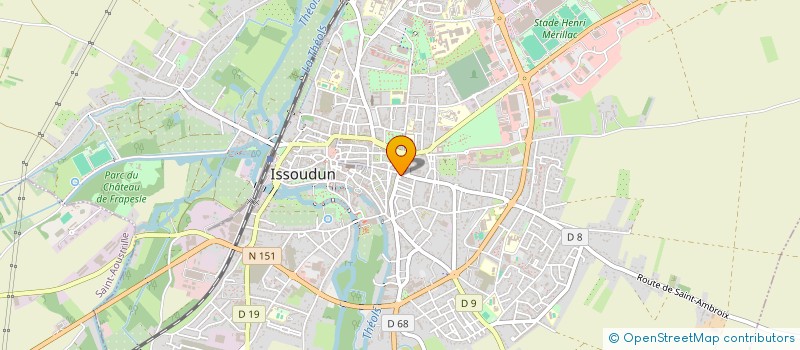 localisation de l'entreprise SCI MAROLI à ISSOUDUN