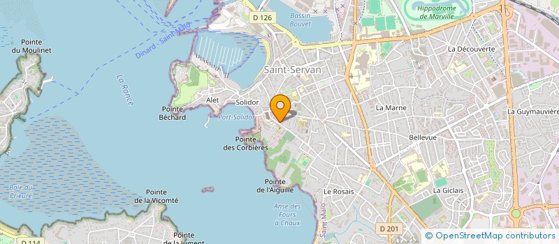 localisation de l'entreprise SCI MAROLI  SAINT-MALO