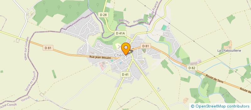 localisation de l'entreprise SCI MAROLIAN  CHEROY