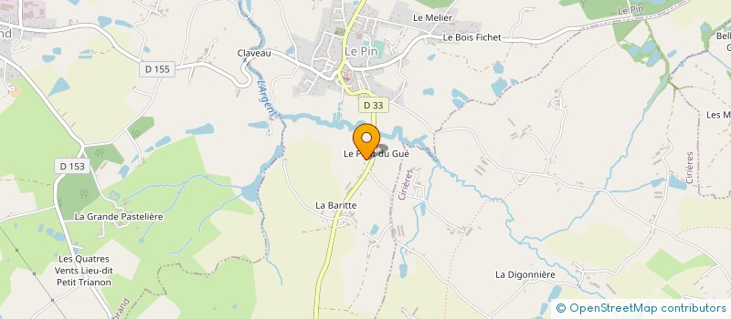 localisation de l'entreprise SCI MAROLLEAU  LE PIN