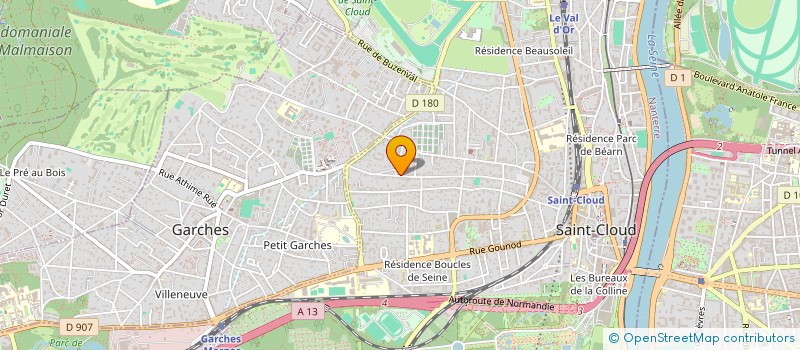 localisation de l'entreprise SCI MAROLLES CASSIN à SAINT-CLOUD