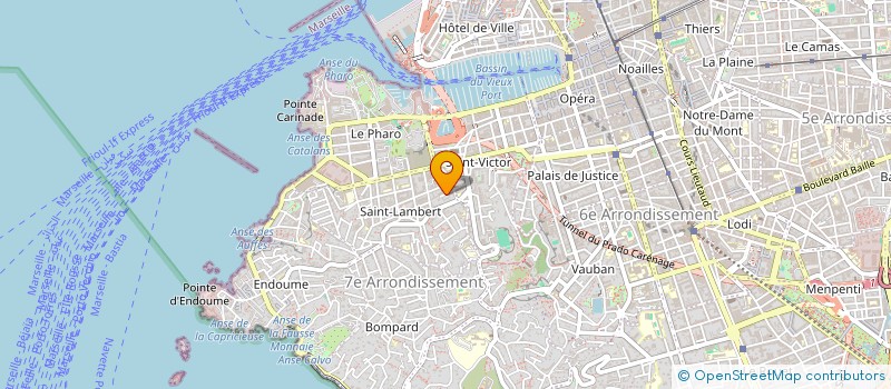 localisation de l'entreprise SCI MAROMA à MARSEILLE