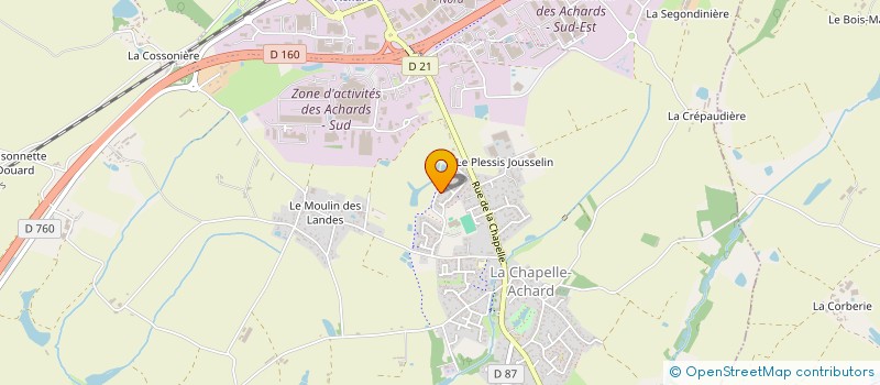 localisation de l'entreprise SCI MARONY  LES ACHARDS