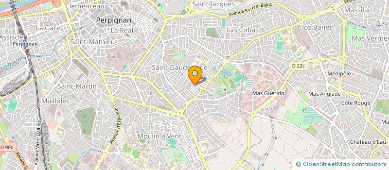 localisation de l'entreprise SCI MAROSA  PERPIGNAN