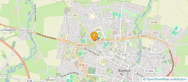 localisation de l'entreprise SCI MAROSE  BAYEUX