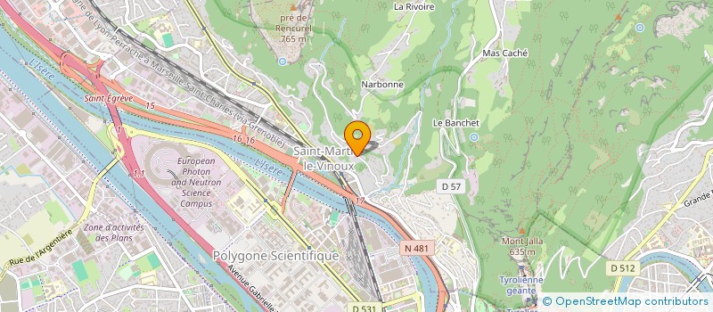 localisation de l'entreprise SCI MAROSE  SAINT-MARTIN-LE-VINOUX