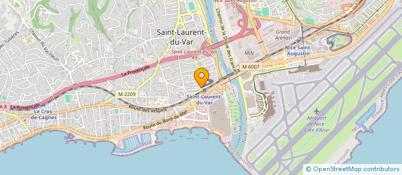 localisation de l'entreprise SCI MAROSE à SAINT-LAURENT-DU-VAR