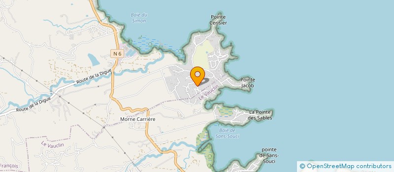 localisation de l'entreprise SCI MAROSE  LE FRANCOIS