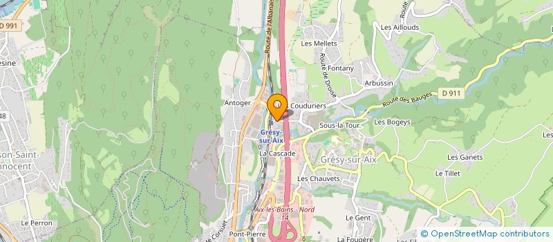 localisation de l'entreprise SCI MAROSO  GRESY-SUR-AIX