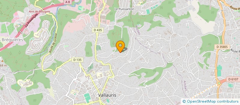 localisation de l'entreprise SCI MAROTTO à VALLAURIS