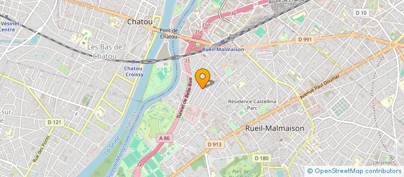 localisation de l'entreprise SCI MAROUARD-LEVALLOIS à RUEIL-MALMAISON