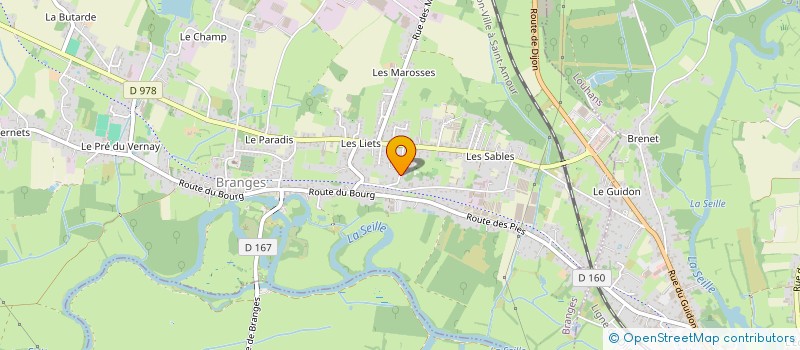 localisation de l'entreprise SCI MAROUBA  BRANGES