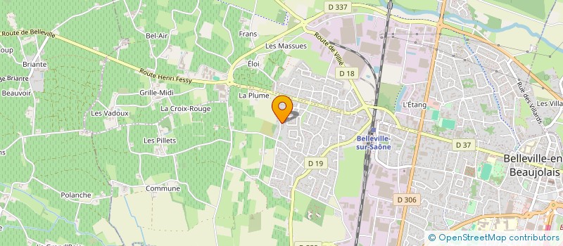 localisation de l'entreprise SCI MAROUBEL  BELLEVILLE-EN-BEAUJOLAIS