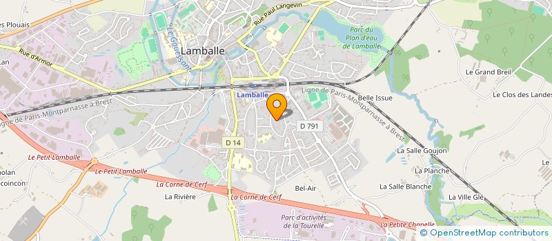 localisation de l'entreprise SCI MAROUE LAMBALLE  LAMBALLE-ARMOR