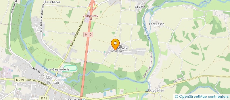 localisation de l'entreprise SCI MAROUKKA  MANSLE-LES-FONTAINES