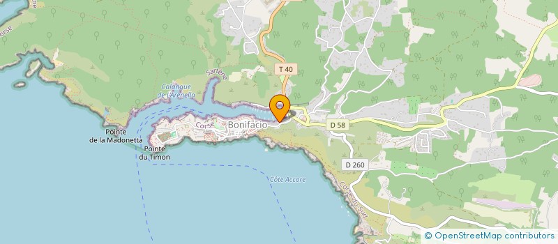 localisation de l'entreprise SCI MAROUNDOU  BONIFACIO