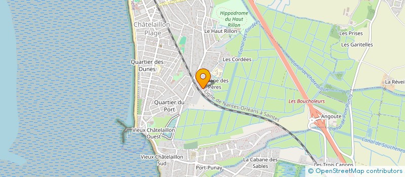 localisation de l'entreprise SCI MAROVI  CHATELAILLON-PLAGE