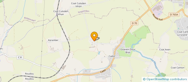 localisation de l'entreprise SCI MAROY  MELGVEN