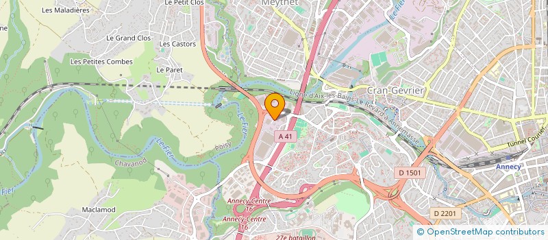 localisation de l'entreprise SCI MARPAC à ANNECY