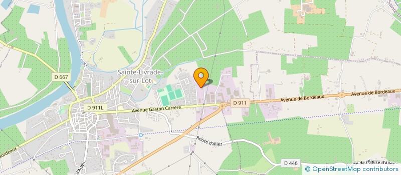 localisation de l'entreprise SCI MARPAT  SAINTE LIVRADE SUR LOT