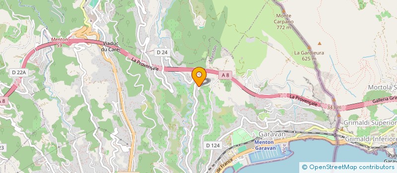 localisation de l'entreprise SCI MARPELL'S à MENTON