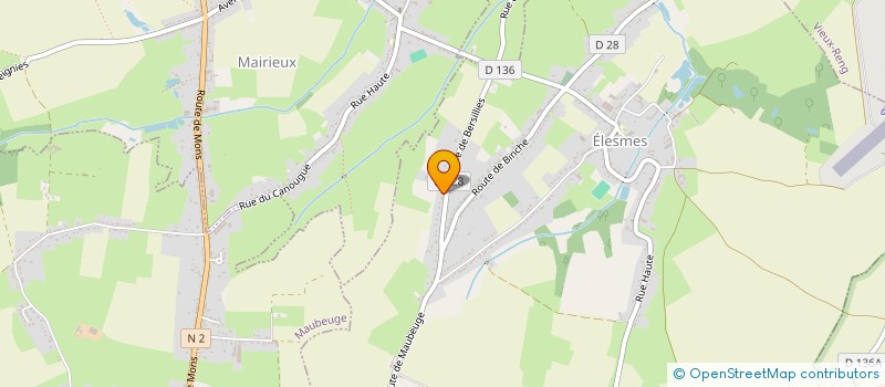 localisation de l'entreprise SCI MARPENTOISE à ELESMES