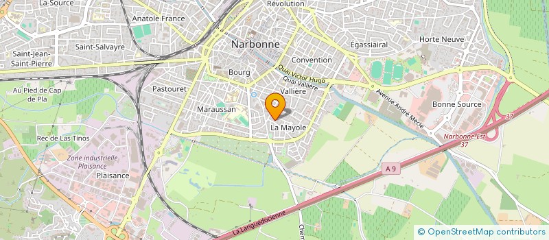 localisation de l'entreprise SCI MARPER à NARBONNE