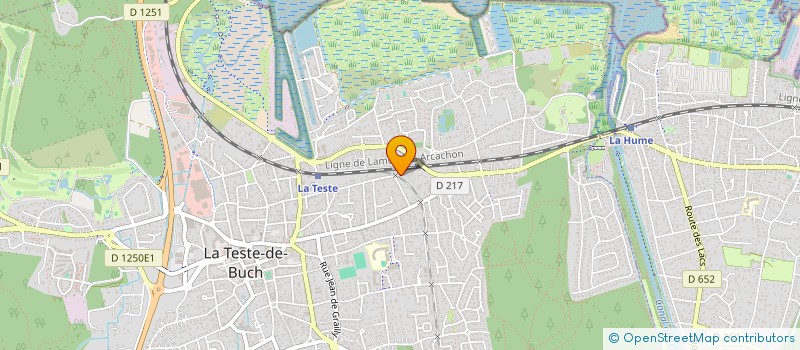 localisation de l'entreprise SCI MARPHIL à LA TESTE-DE-BUCH