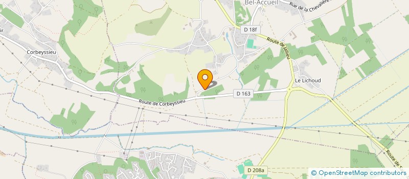 localisation de l'entreprise SCI MARPI  SAINT-MARCEL-BEL-ACCUEIL