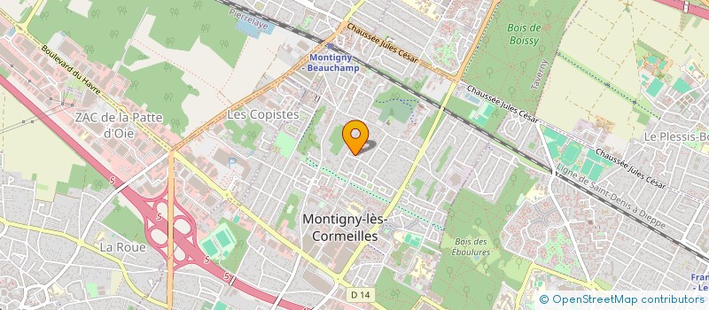 localisation de l'entreprise SCI MARPICHRI à MONTIGNY-LES-CORMEILLES
