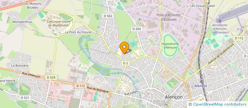 localisation de l'entreprise SCI MARPIE à ALENCON