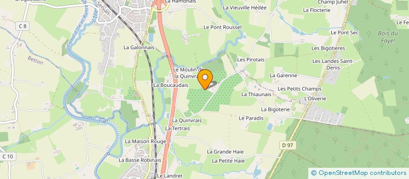 localisation de l'entreprise SCI MARPOTI  BETTON